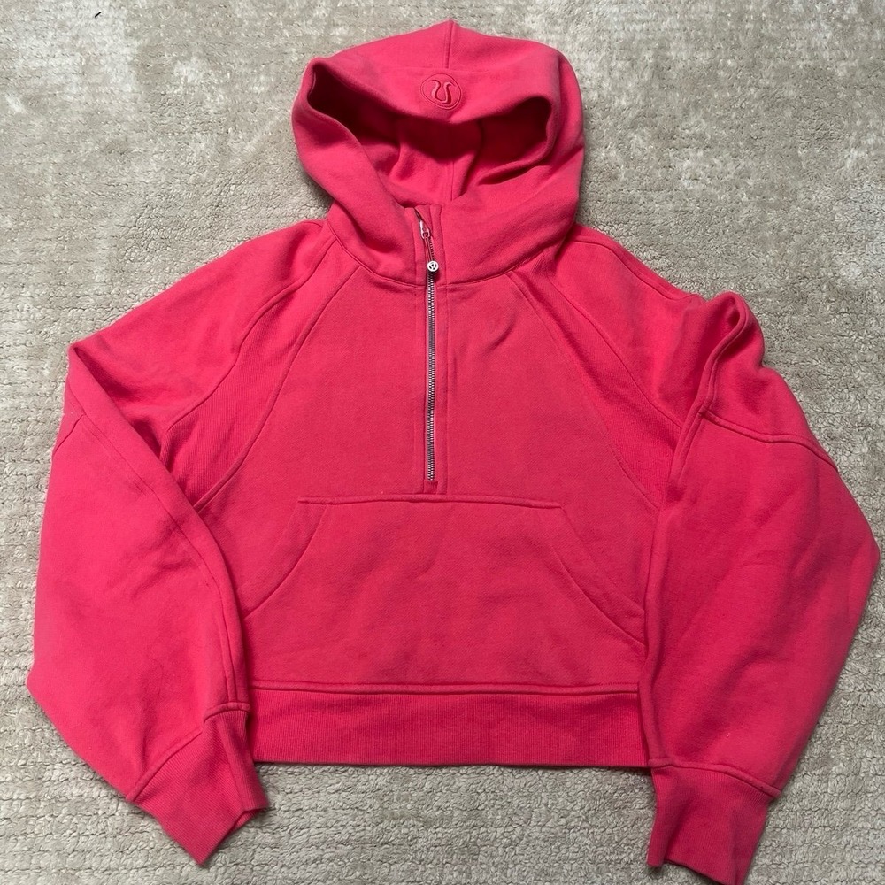 Lululemon Scuba Oversized Half-Zip Hoodie Lip Gloss size M/L